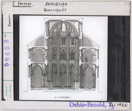 Vorschaubild Saint-Germer: Abteikirche, Querschnitt 